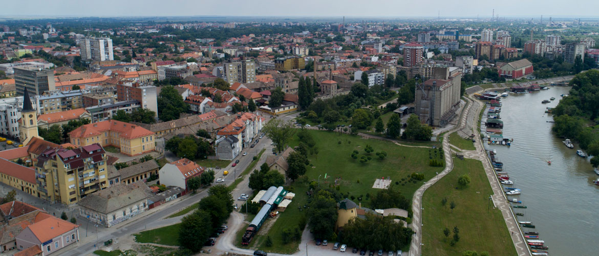 Grad Pancevo iz vazduha